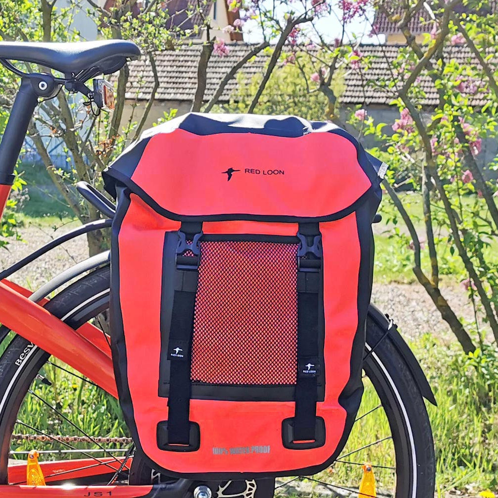 Fahrradtasche Pro Plus Packtasche Gepäckträgertasche Red Loon LKW-Plane wasserdicht