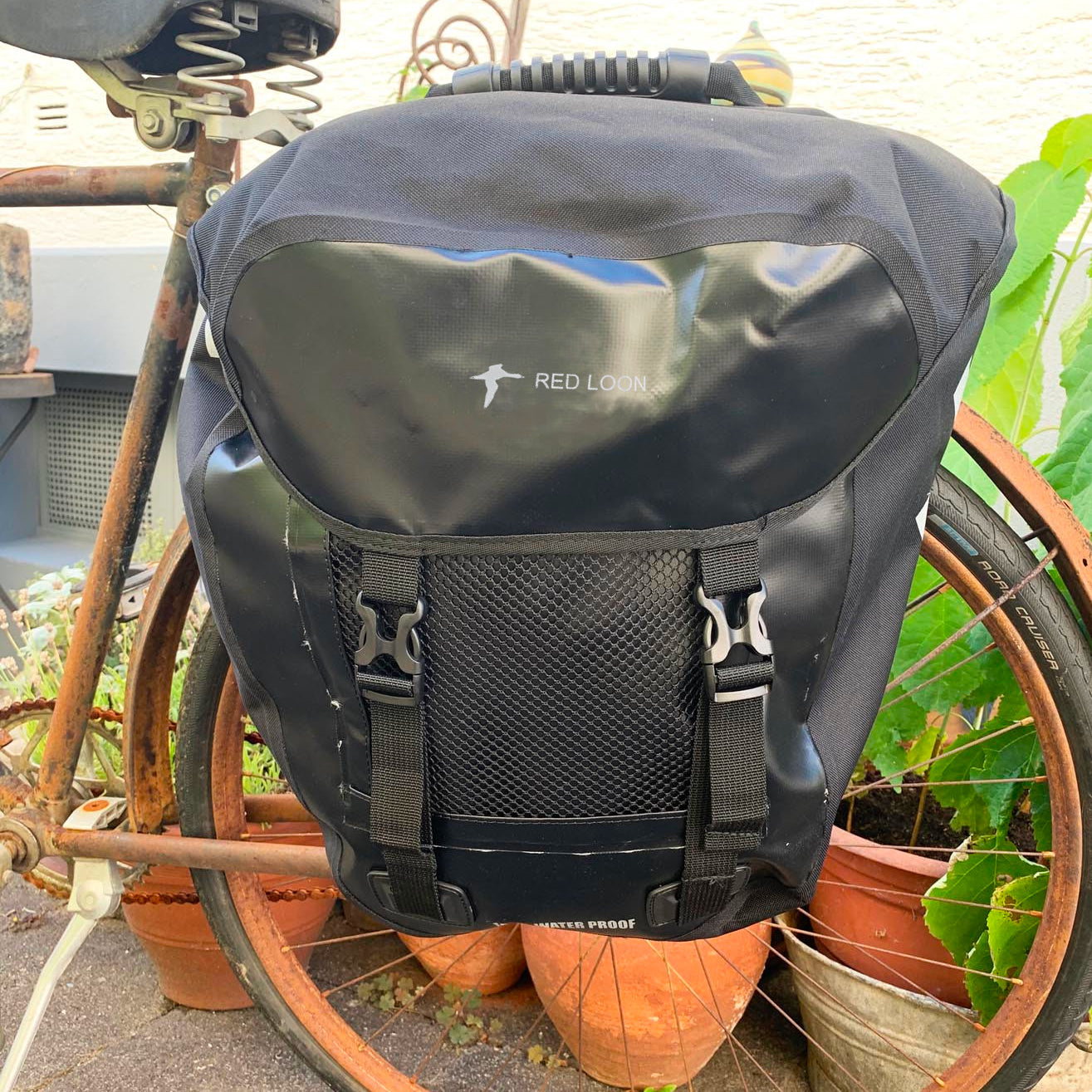 Red Loon Packtasche Fahrradtasche Gepäckträgertasche LKW-Plane wasserdicht