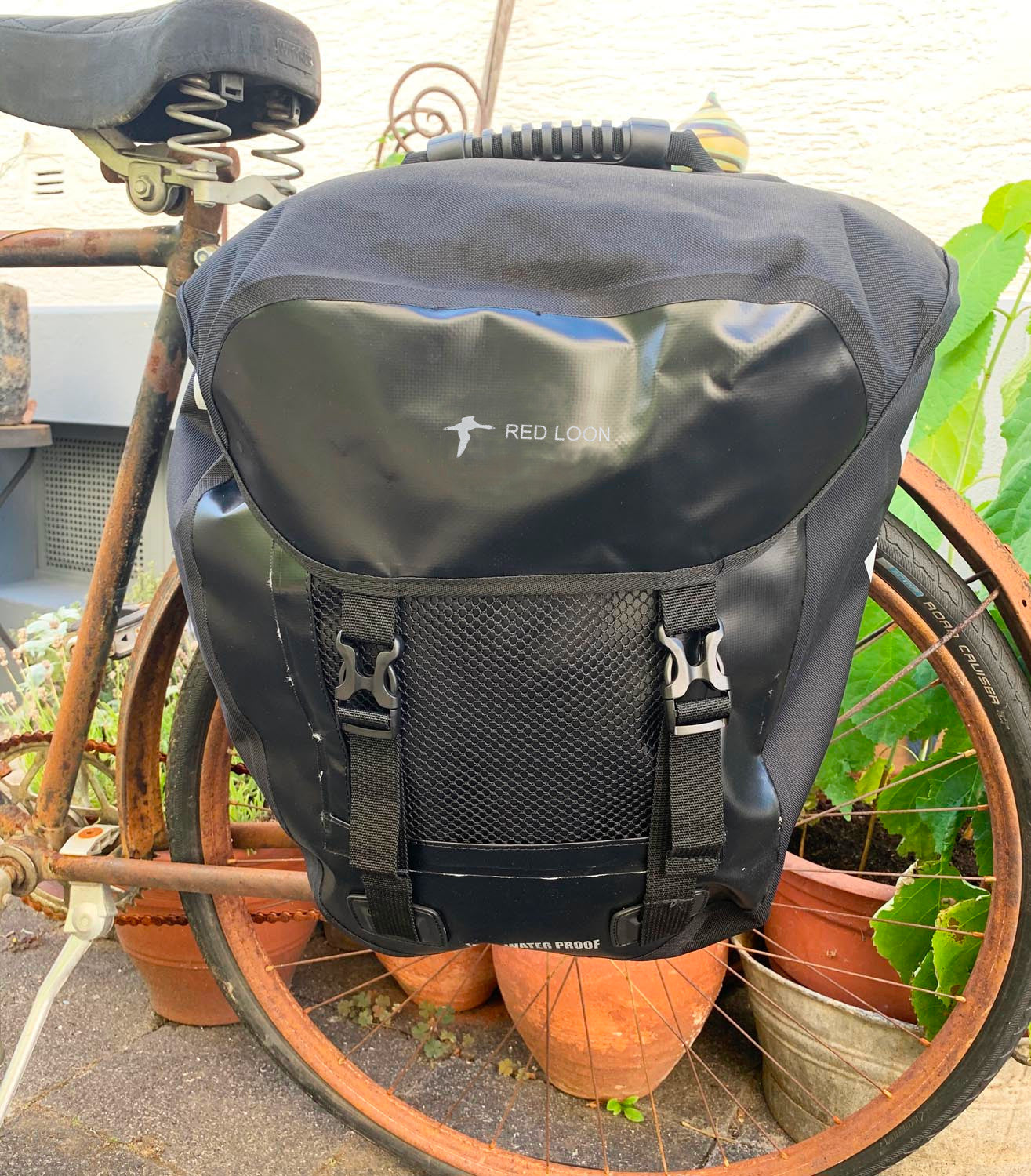 Red Loon Packtasche Fahrradtasche Gepäckträgertasche LKW-Plane wasserdicht