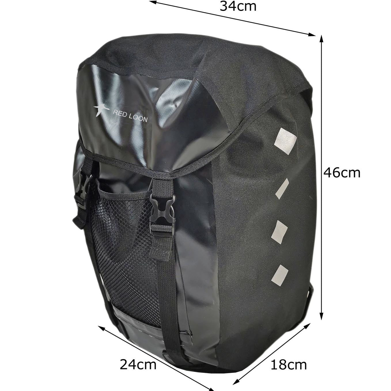 Red Loon Packtasche Fahrradtasche Gepäckträgertasche LKW-Plane wasserdicht