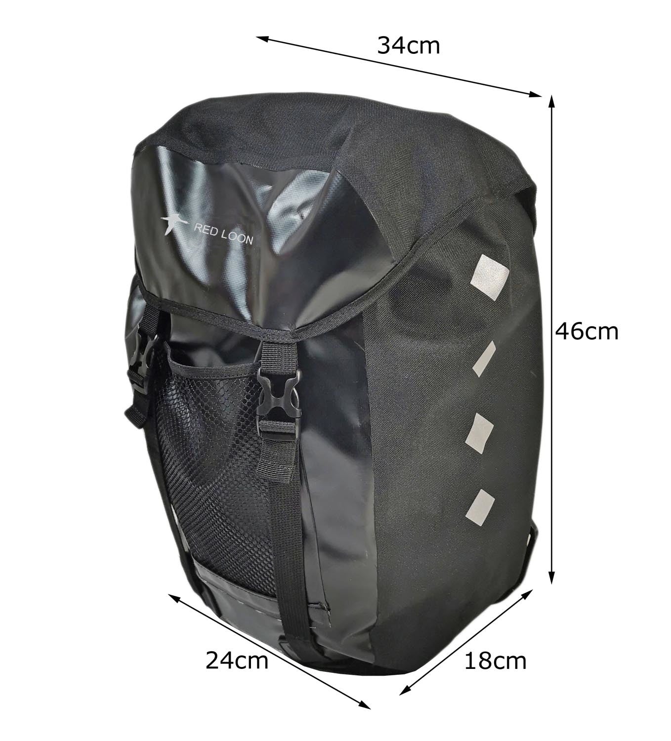 Red Loon Packtasche Fahrradtasche Gepäckträgertasche LKW-Plane wasserdicht