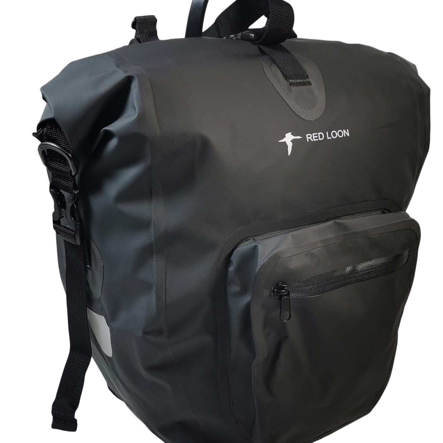 2x Fahrradtasche Red Loon Plus Packtasche schwarz Gepäckträgertasche Gepäcktasche
