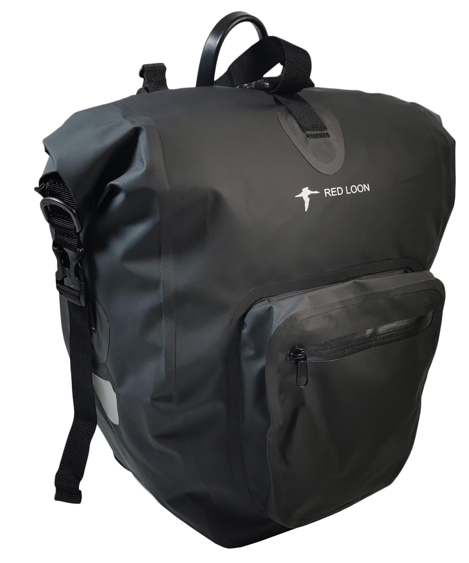 2x Fahrradtasche Red Loon Plus Packtasche schwarz Gepäckträgertasche Gepäcktasche