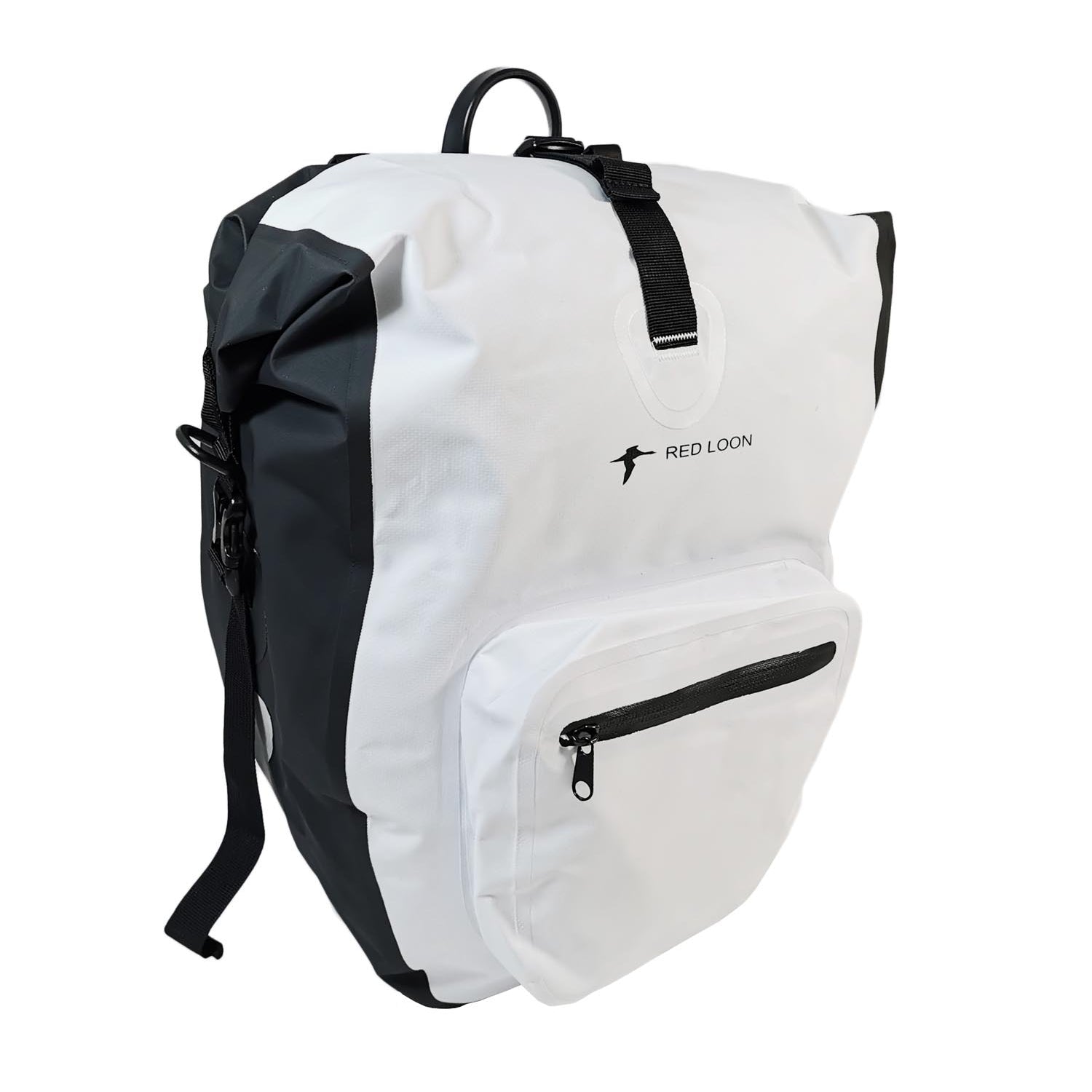 fahrradtasche weiß Fahrradtasche Red Loon Plus Packtasche weiß Gepäckträgertasche Gepäckt – Redloonbike24 by vonderpalette