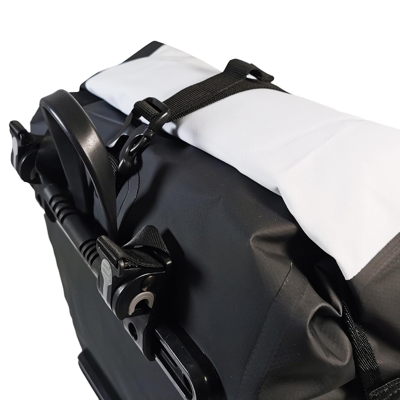 Fahrradtasche Red Loon Plus Packtasche weiß Gepäckträgertasche Gepäcktasche