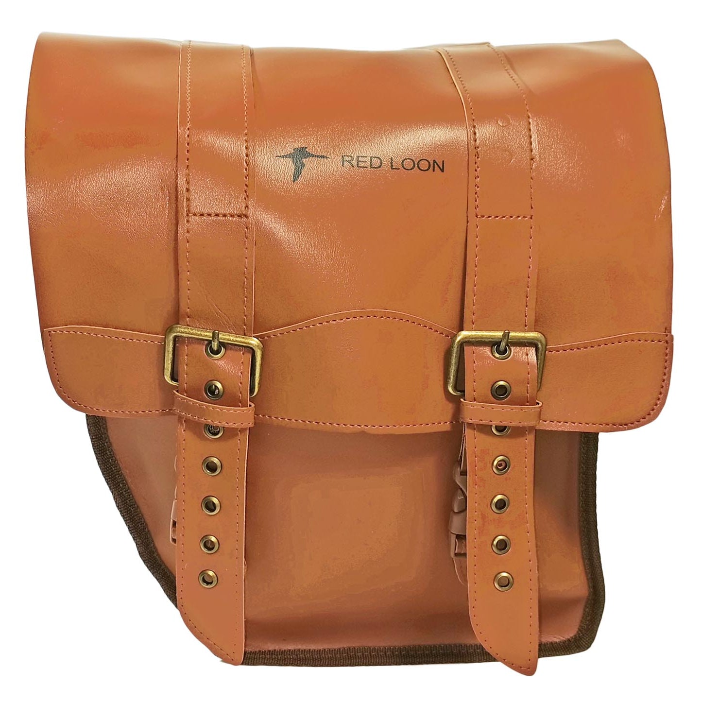 Red Loon Retro Doppelpacktasche Gepäckträgertasche Packtaschen Doppeltasche Lederoptik