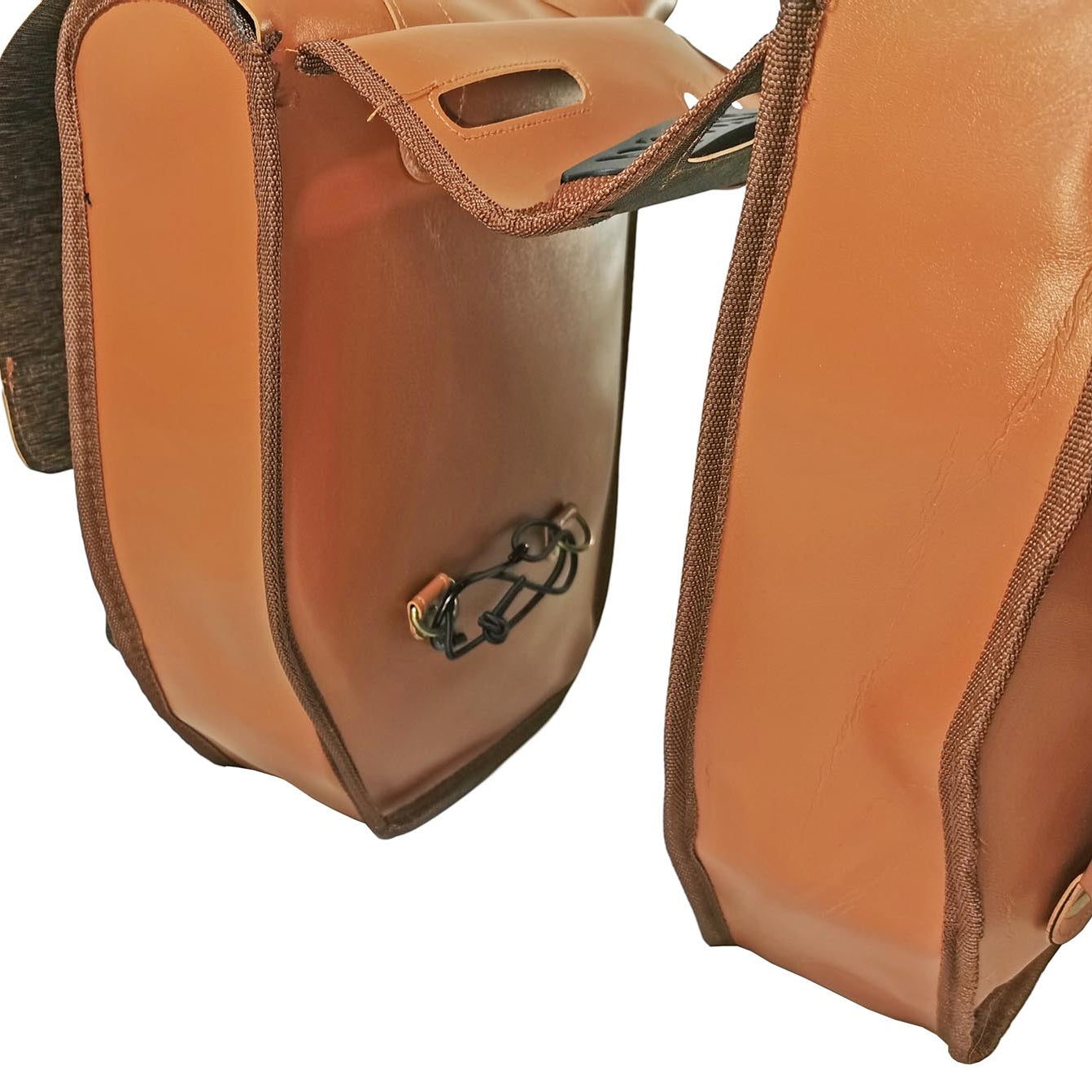 Red Loon Retro Doppelpacktasche Gepäckträgertasche Packtaschen Doppeltasche Lederoptik