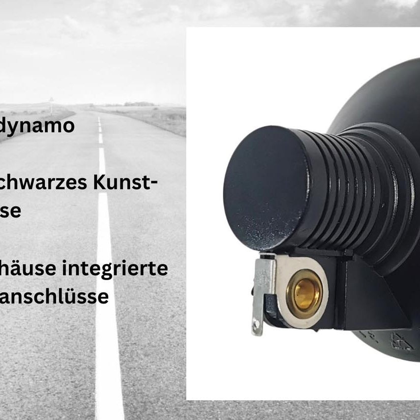 Fahrrad Halogen Scheinwerfer Front Licht Lampe Beleuchtung Halogen 10 Lux für Seitendynamo StVZO Red Loon