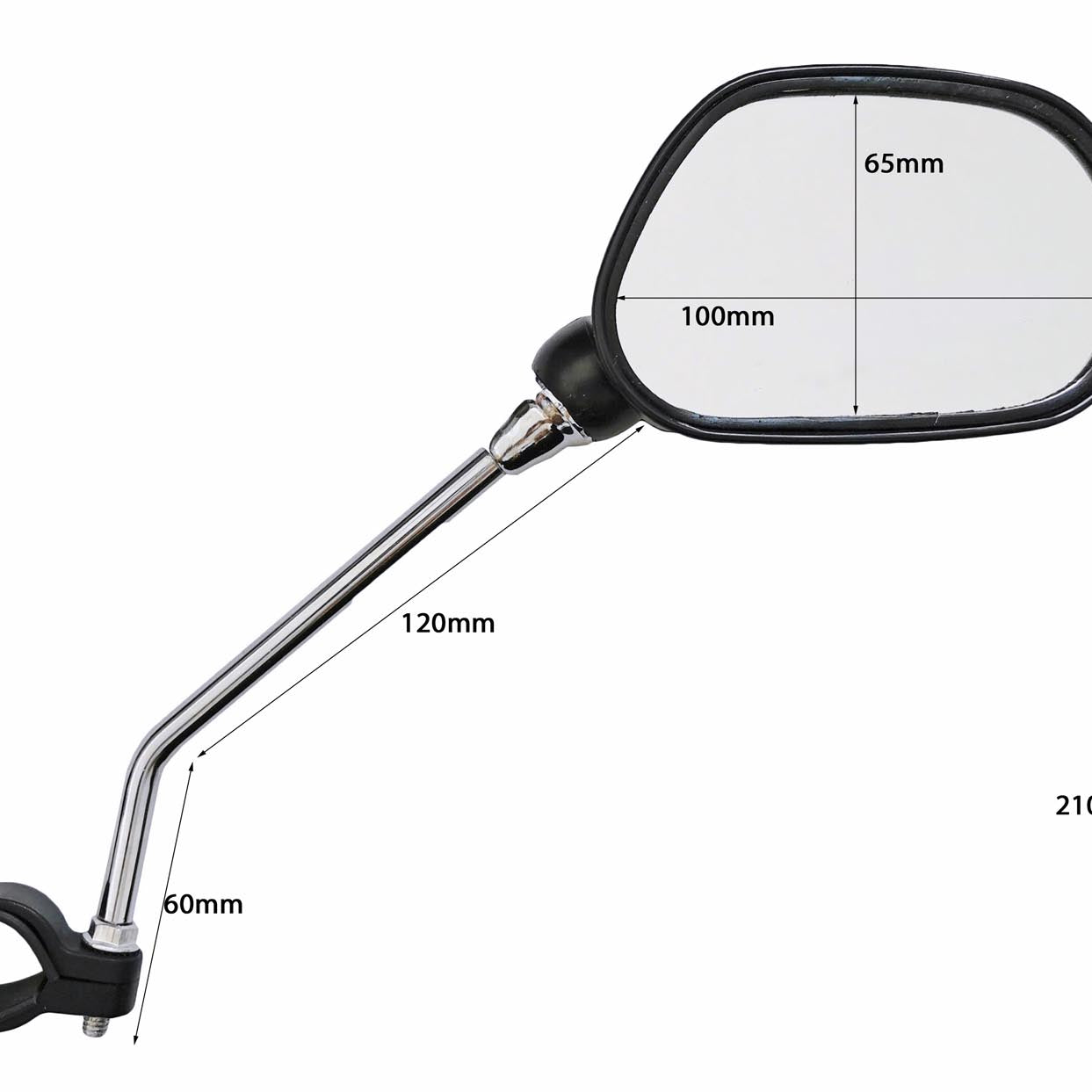 Universal Fahrradspiegel Rückspiegel Lenkerspiegel Spiegel für Fahrrad Motorrad E-Bike