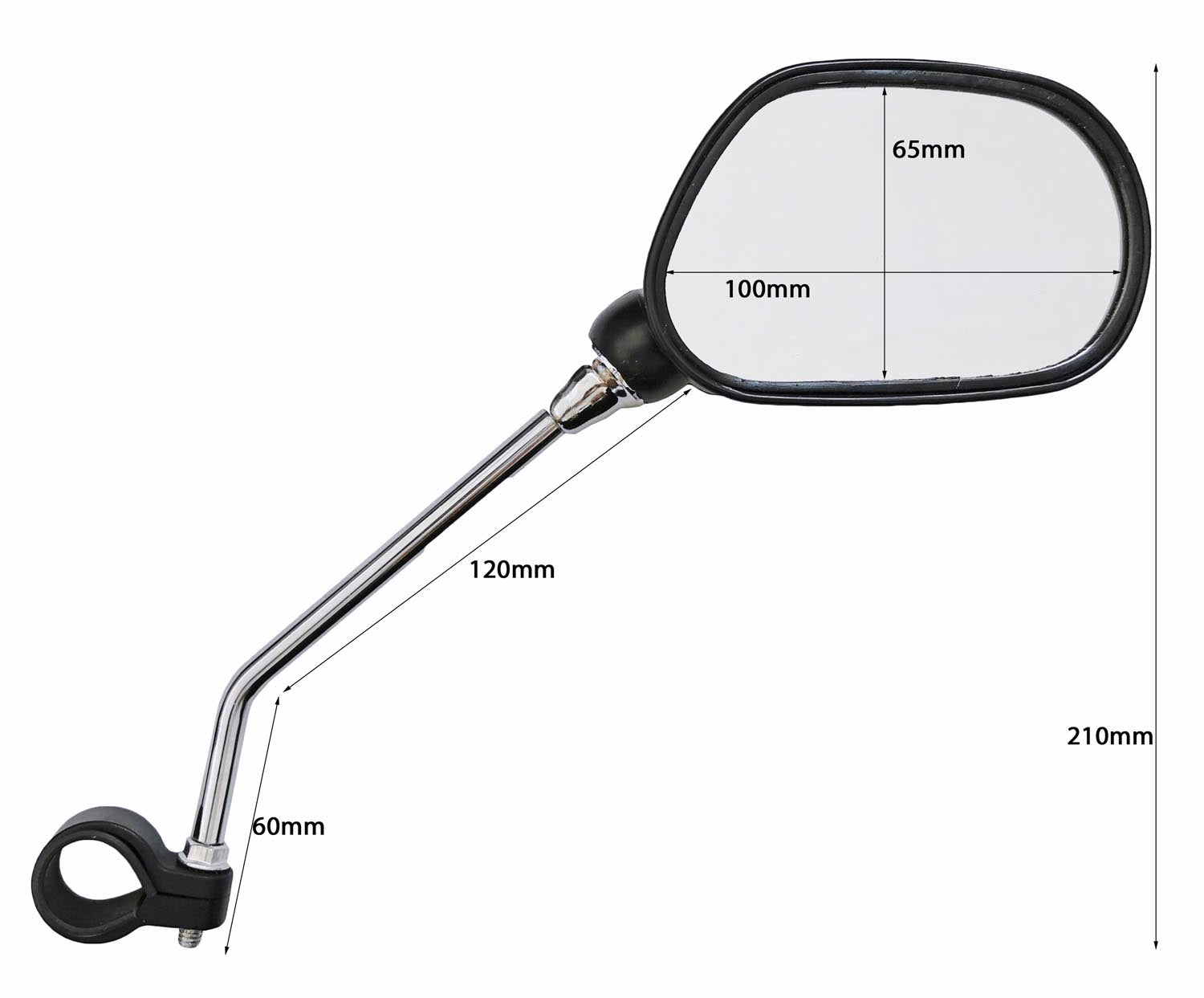 Universal Fahrradspiegel Rückspiegel Lenkerspiegel Spiegel für Fahrrad Motorrad E-Bike