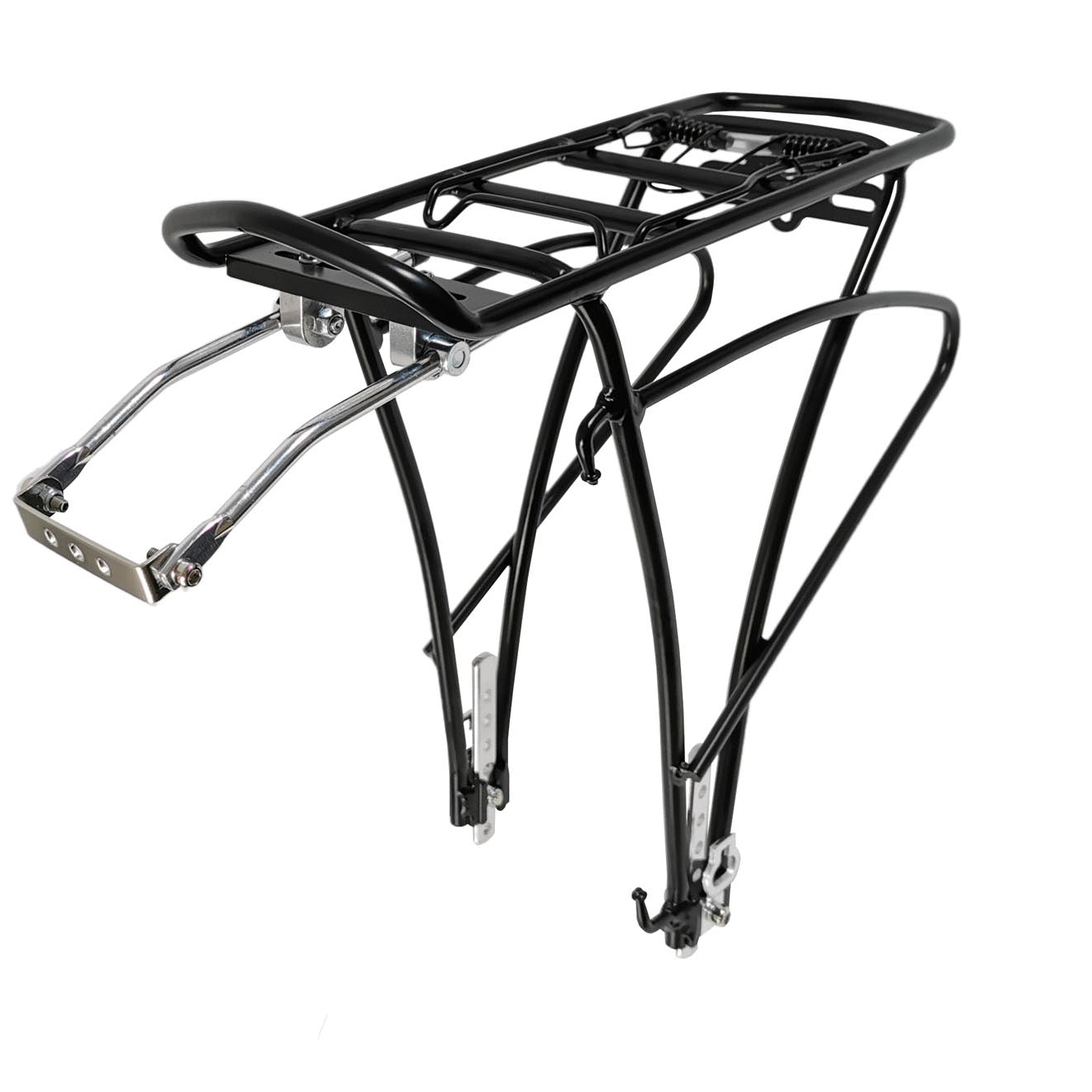 Red Loon Fahrrad Gepäckträger hinten - Fahrradgepäckträger mit Federklappe - Aluminiumlegierung - Rad Gepäckträger passend für 24-28" verstellbar - Tragkraft bis 25kg