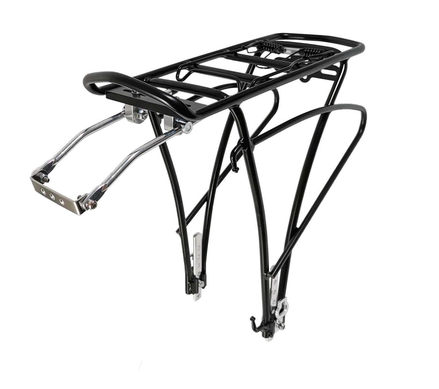 Red Loon Fahrrad Gepäckträger hinten - Fahrradgepäckträger mit Federklappe - Aluminiumlegierung - Rad Gepäckträger passend für 24-28" verstellbar - Tragkraft bis 25kg