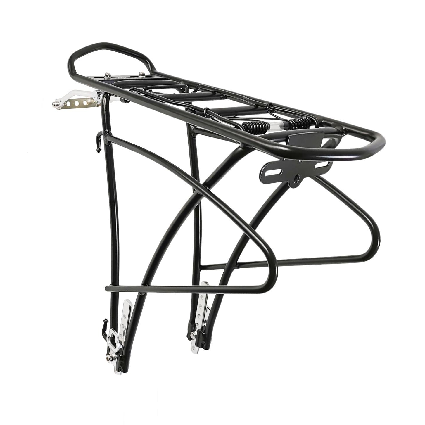 Red Loon Fahrrad Gepäckträger hinten - Fahrradgepäckträger mit Federklappe - Aluminiumlegierung - Rad Gepäckträger passend für 24-28" verstellbar - Tragkraft bis 25kg