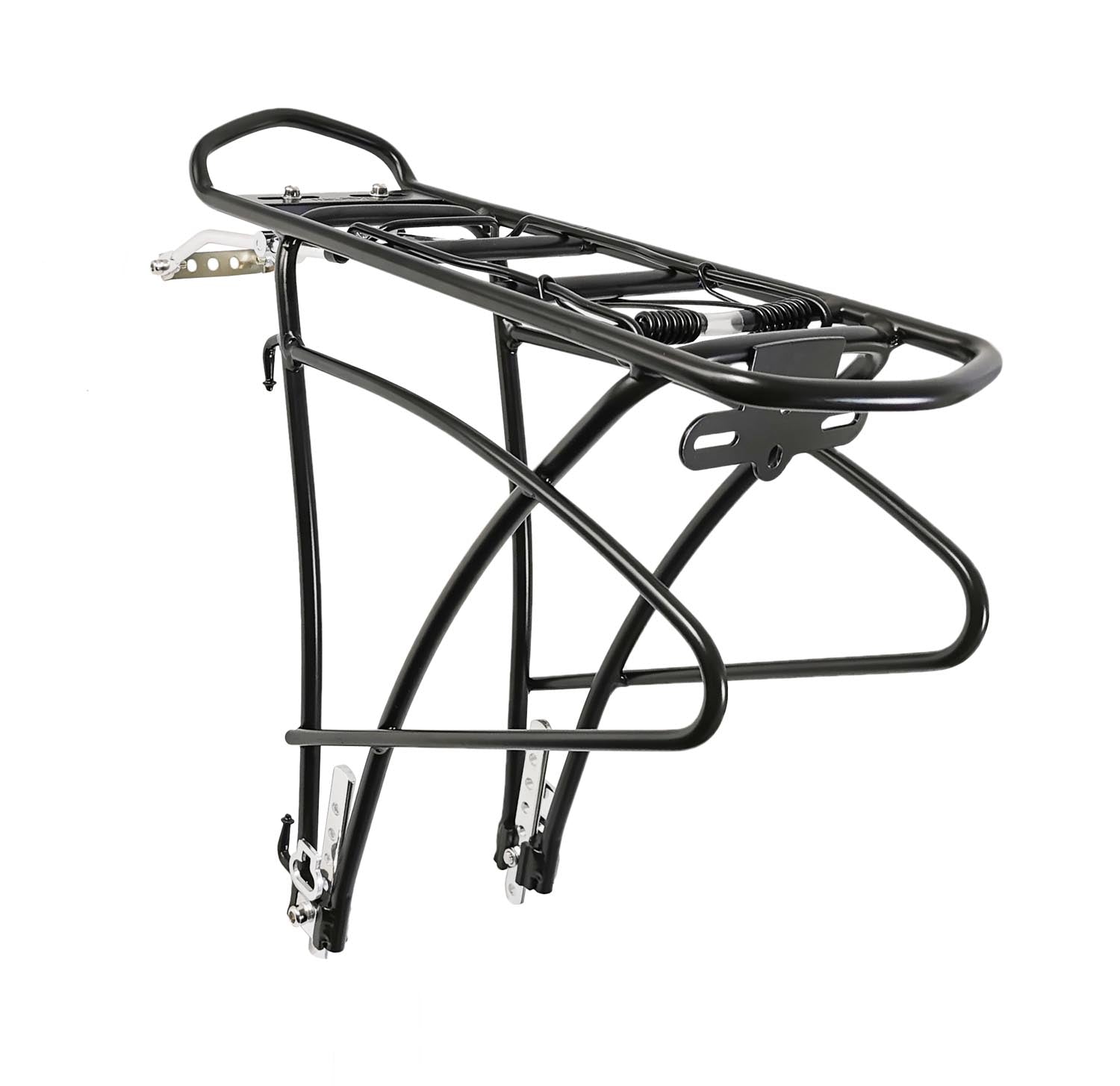 Red Loon Fahrrad Gepäckträger hinten - Fahrradgepäckträger mit Federklappe - Aluminiumlegierung - Rad Gepäckträger passend für 24-28" verstellbar - Tragkraft bis 25kg