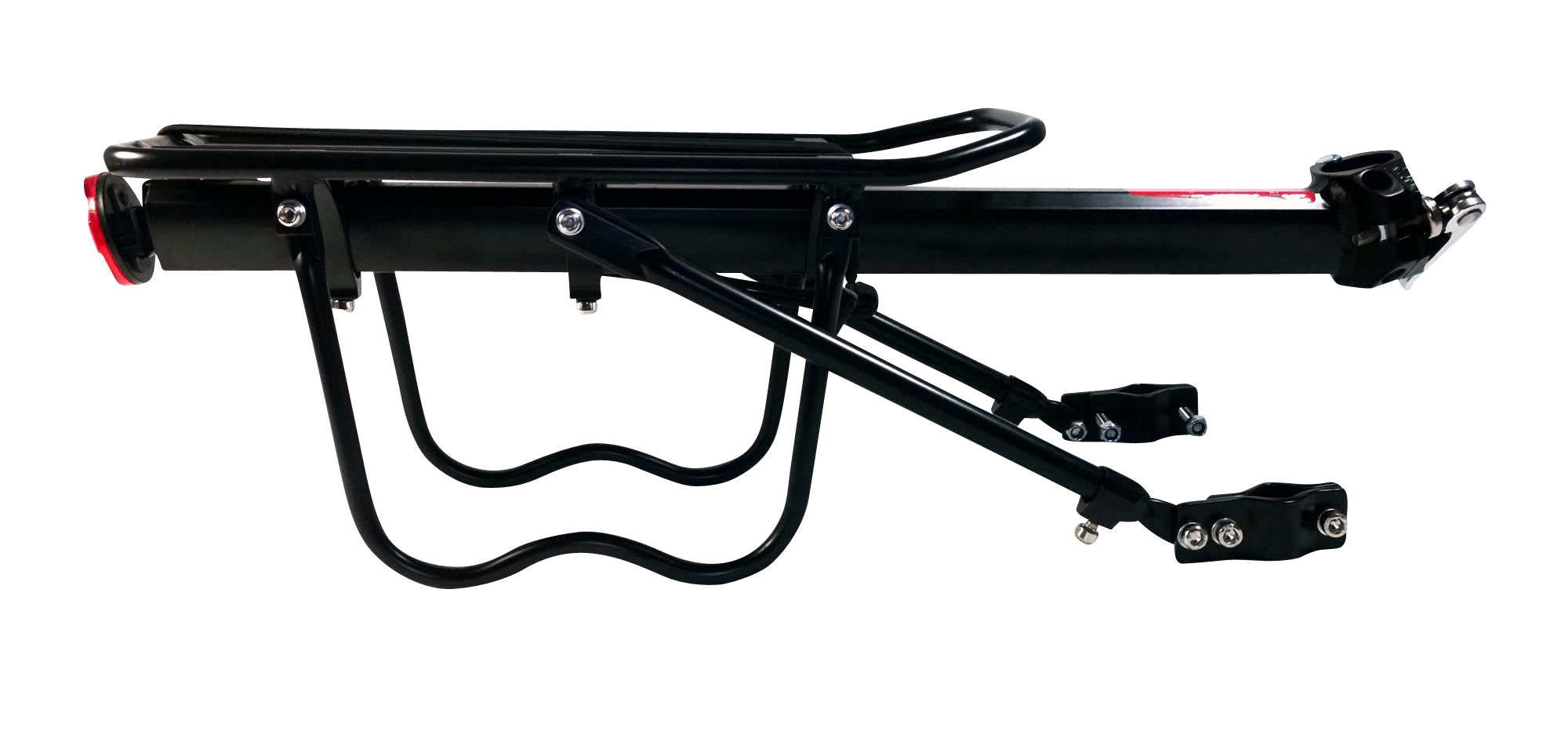 Gepäckträger MTB verstellbar für Sattelstütze Mountainbike Fahrrad Aluminium