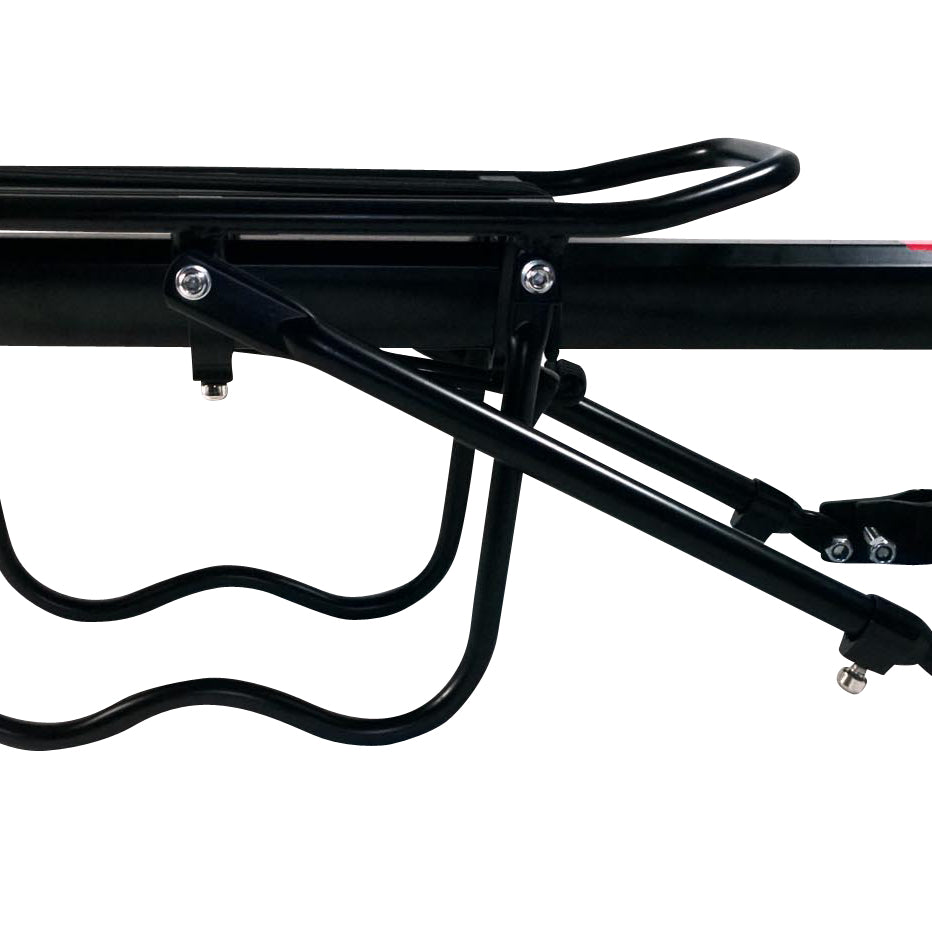 Gepäckträger MTB verstellbar für Sattelstütze Mountainbike Fahrrad Aluminium