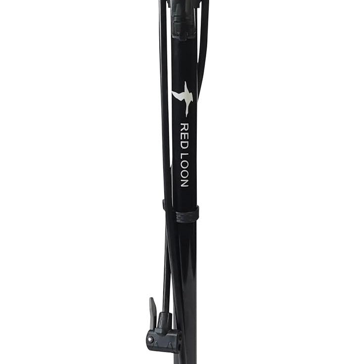 Standpumpe Red Loon Luftpumpe Hochdruck Metall Fahrradpumpe 11 bar Manometer alle Ventile
