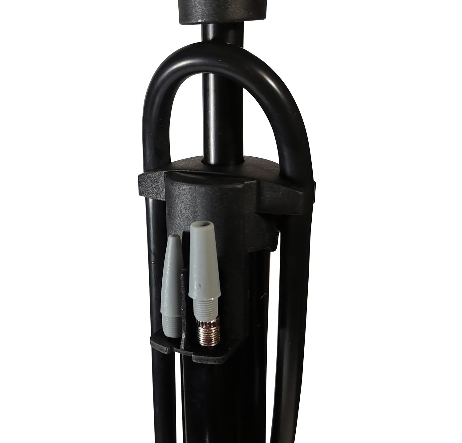 Standpumpe Red Loon Luftpumpe Hochdruck Metall Fahrradpumpe 11 bar Manometer alle Ventile