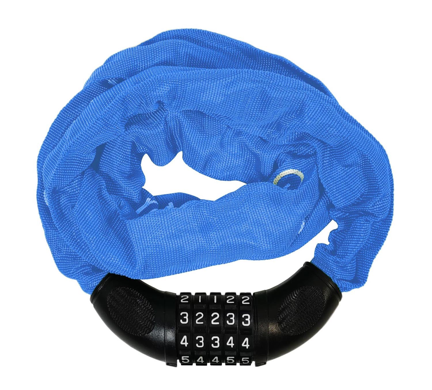 Fahrradschloß Red Loon Kettenschloß 120cm Zahlenschloß Radschloß ummantelt Motorrad Roller