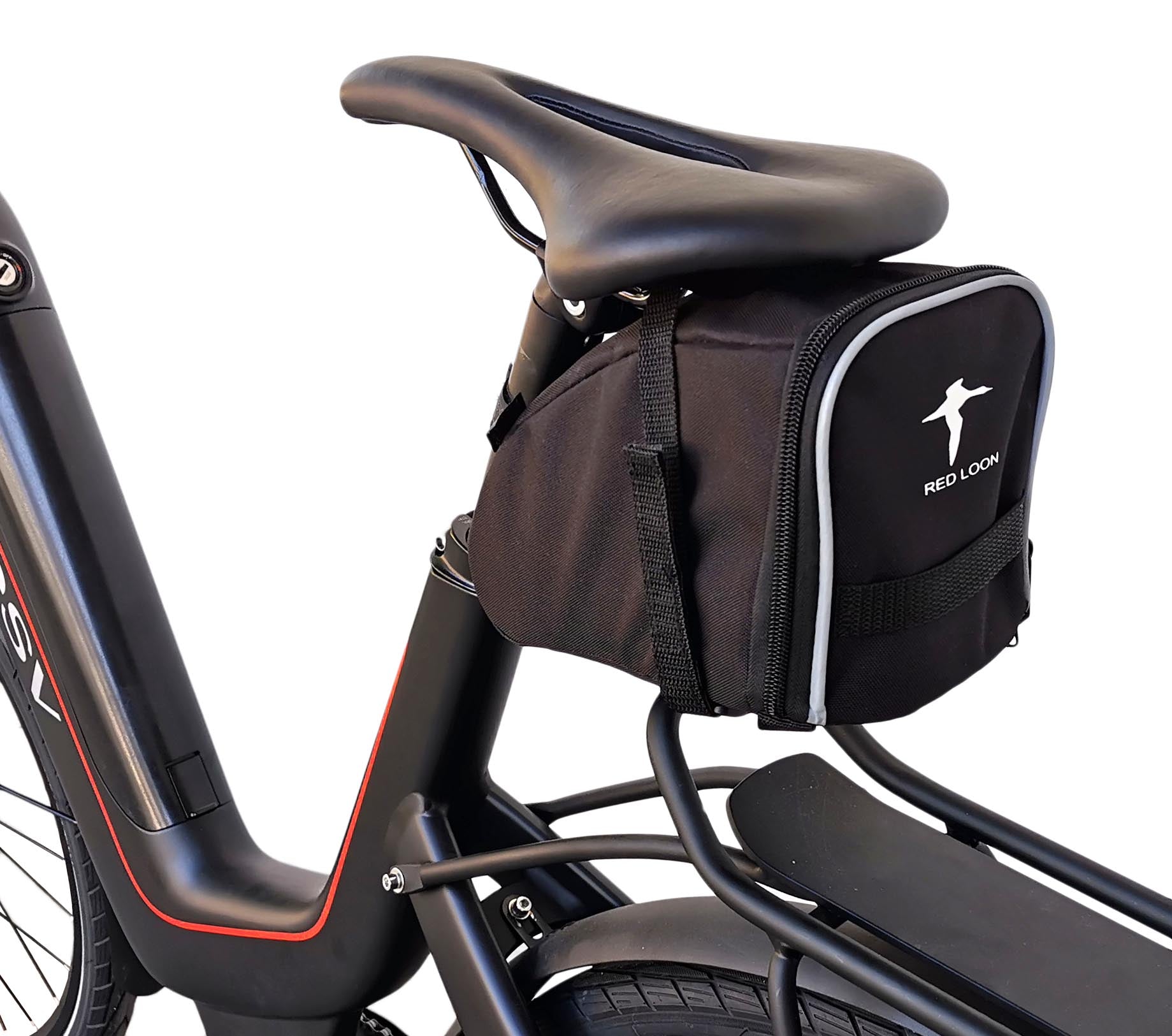 Fahrradschloß eBike Kettenschloß 150cm Radschloß Red Loon Motorrad Roller + Satteltasche