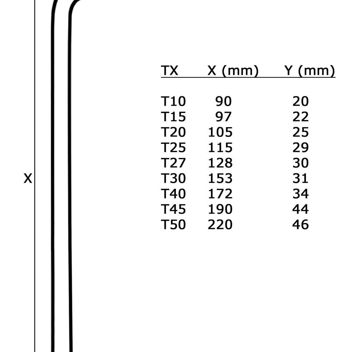 TORX Schraubendreher Steckschlüssel Satz 9tlg. Red Loon Winkelschlüssel