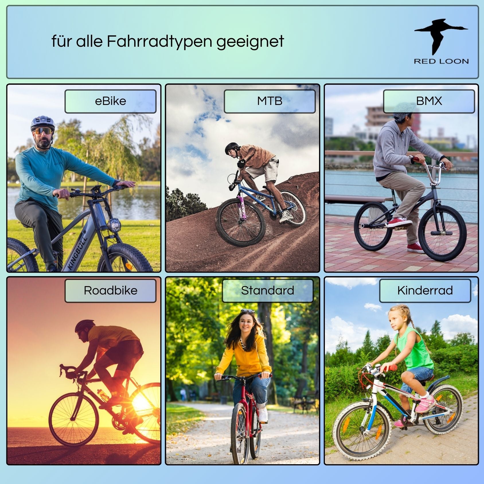Red Loon Fahrrad Wandhalterung - klappbare Fahrradhalter - 25kg Tragfähigkeit - Fahrrad Aufhängung Wand - Fahrradhalterung Wand für Garage Keller - für MTB Rennrad eBike
