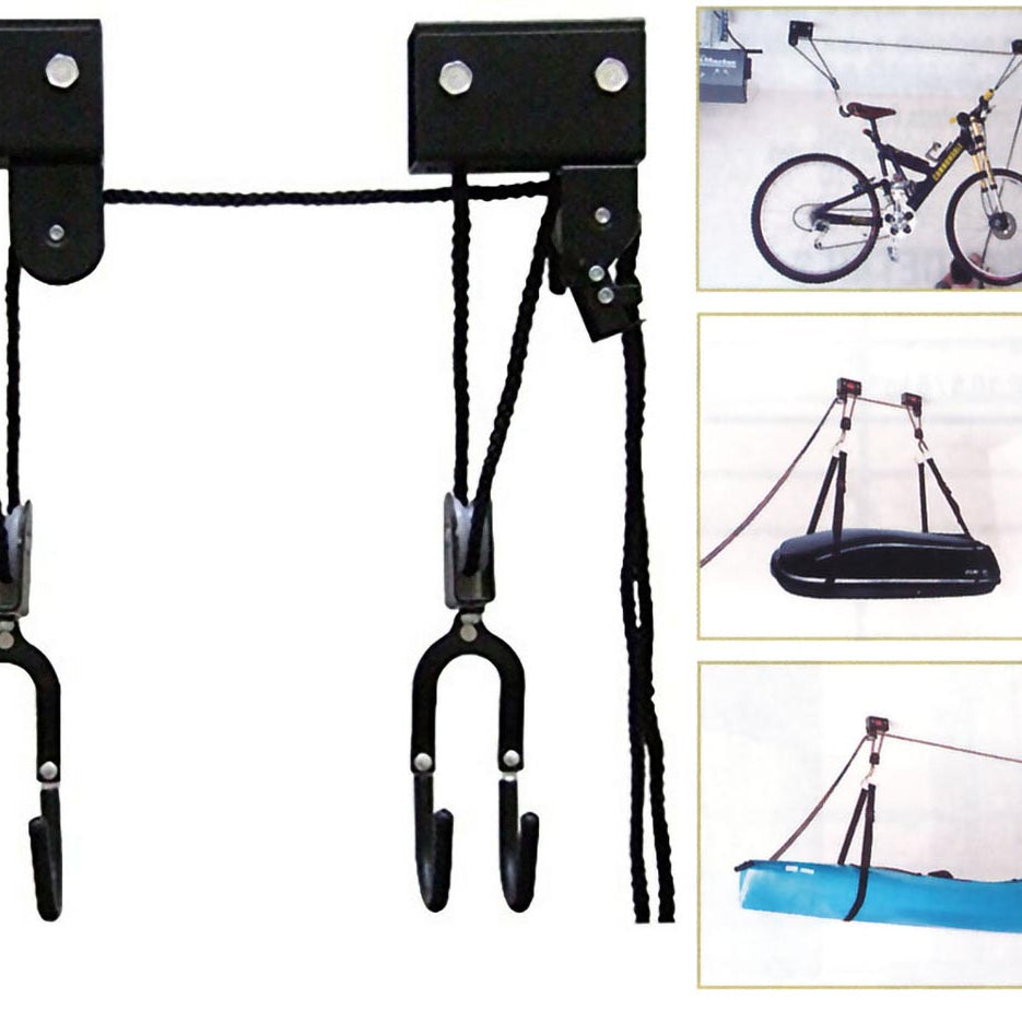 Fahrradlift XL E-Bike Lift Deckenlift Fahrradaufzug Fahrrad Deckenhalter bis 57kg