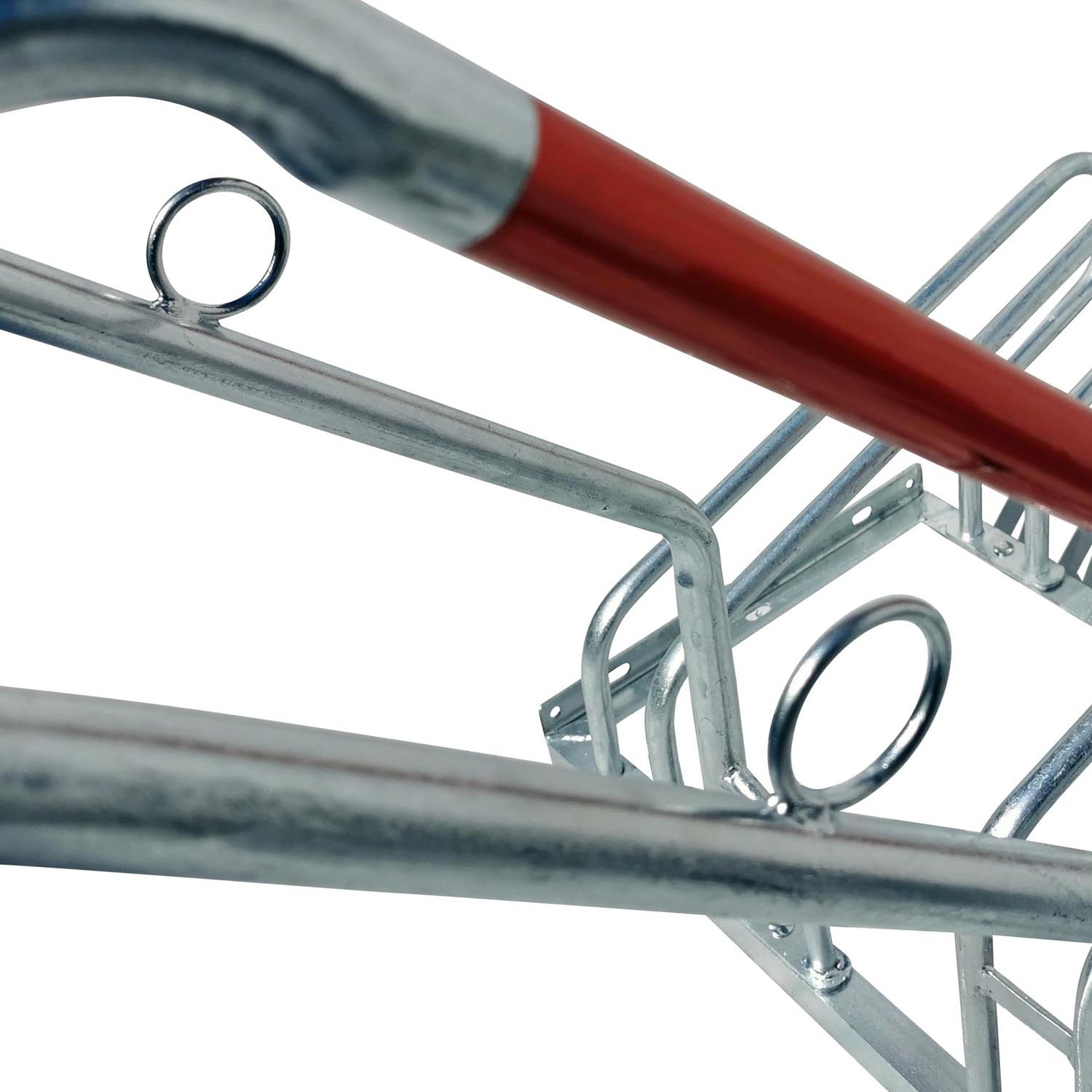 2er Fahrradständer Reihenparker Anlehnparker Anlehnbügel B-Ware mit Diebstahlsicherung