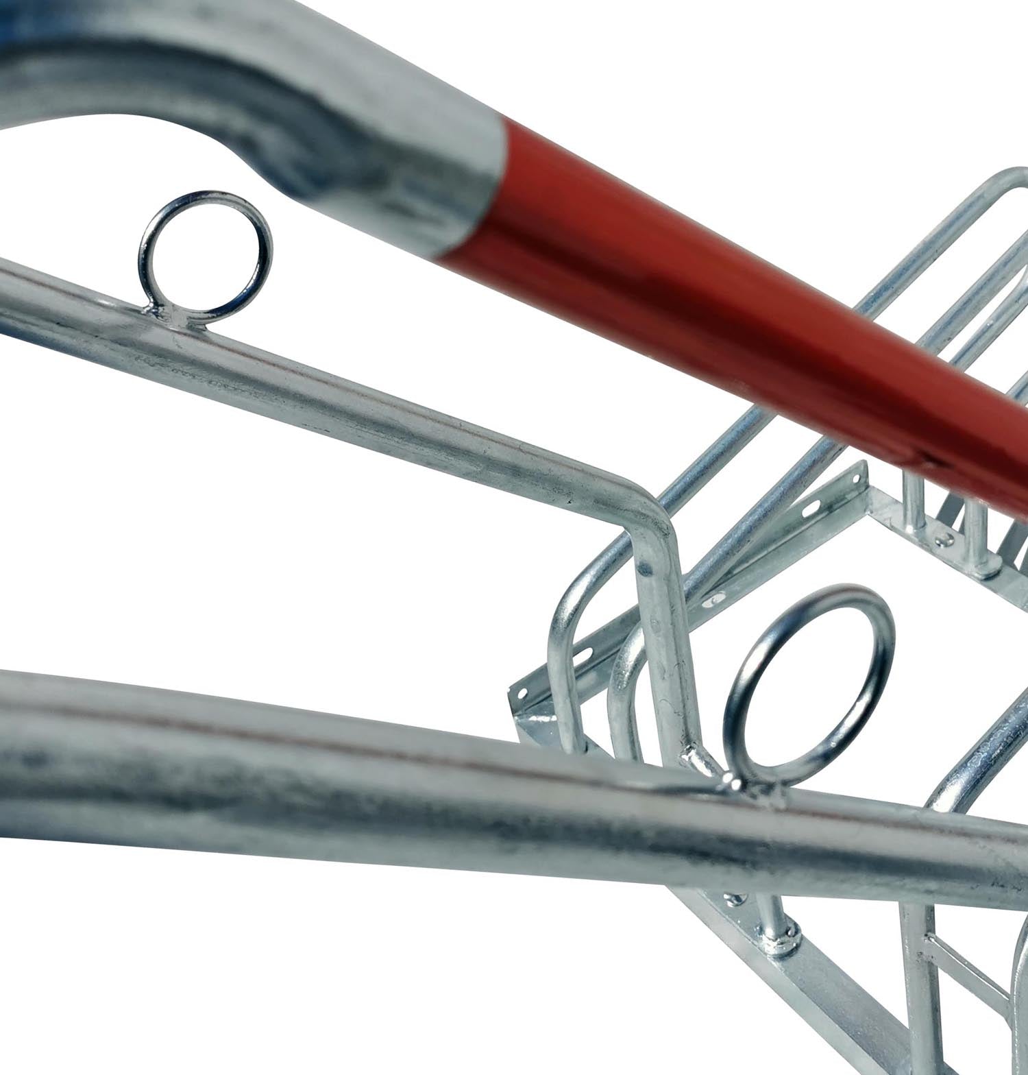 2x 2er Fahrradständer Reihenparker Anlehnparker Anlehnbügel B-Ware mit Diebstahlsicherung