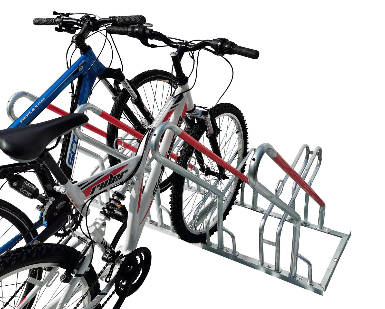 4er Fahrradständer Reihenparker Anlehnparker Anlehnbügel B-Ware mit Diebstahlsicherung