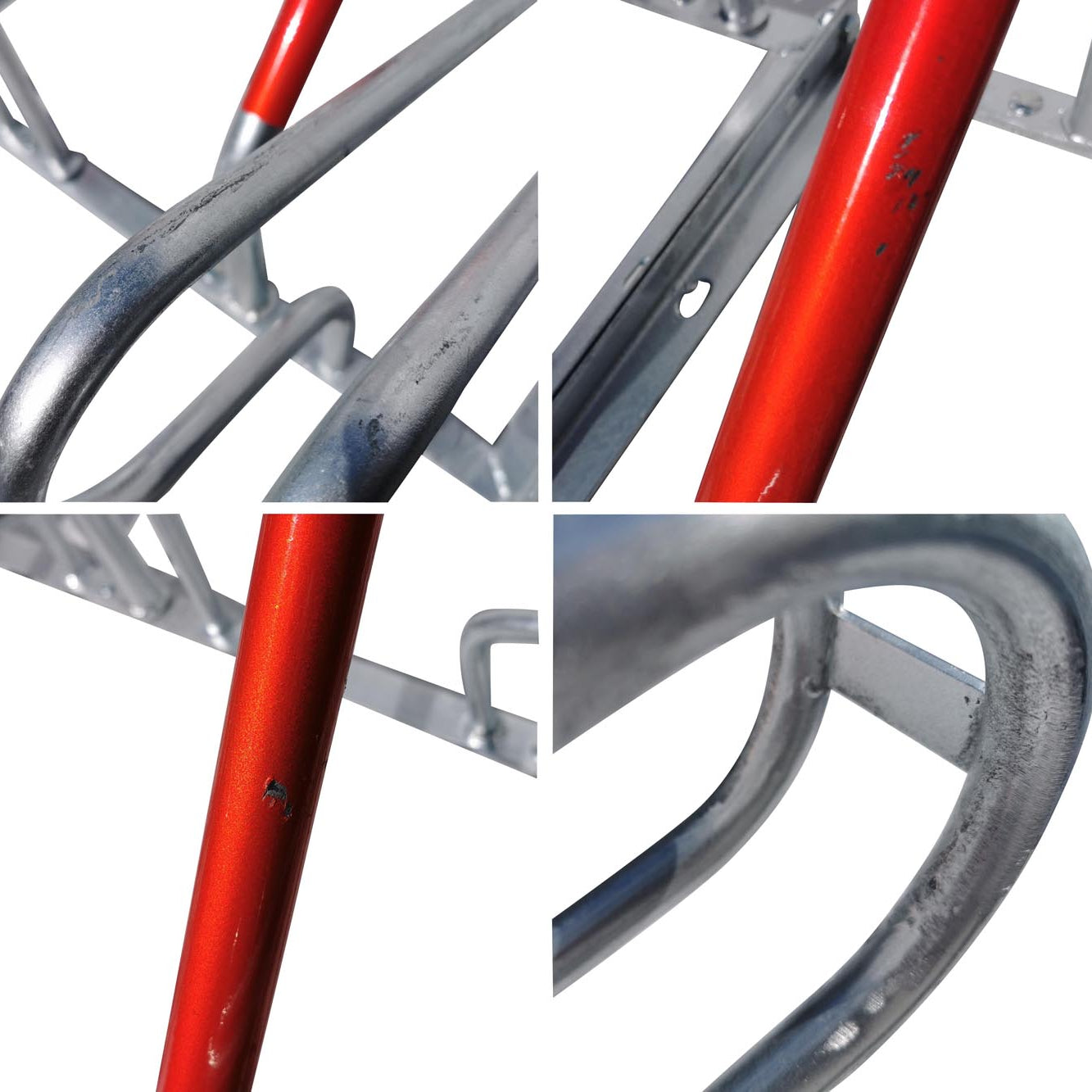 Fahrradständer Reihenparker Anlehnparker Anlehnbügel B-Ware mit Diebstahlsicherung