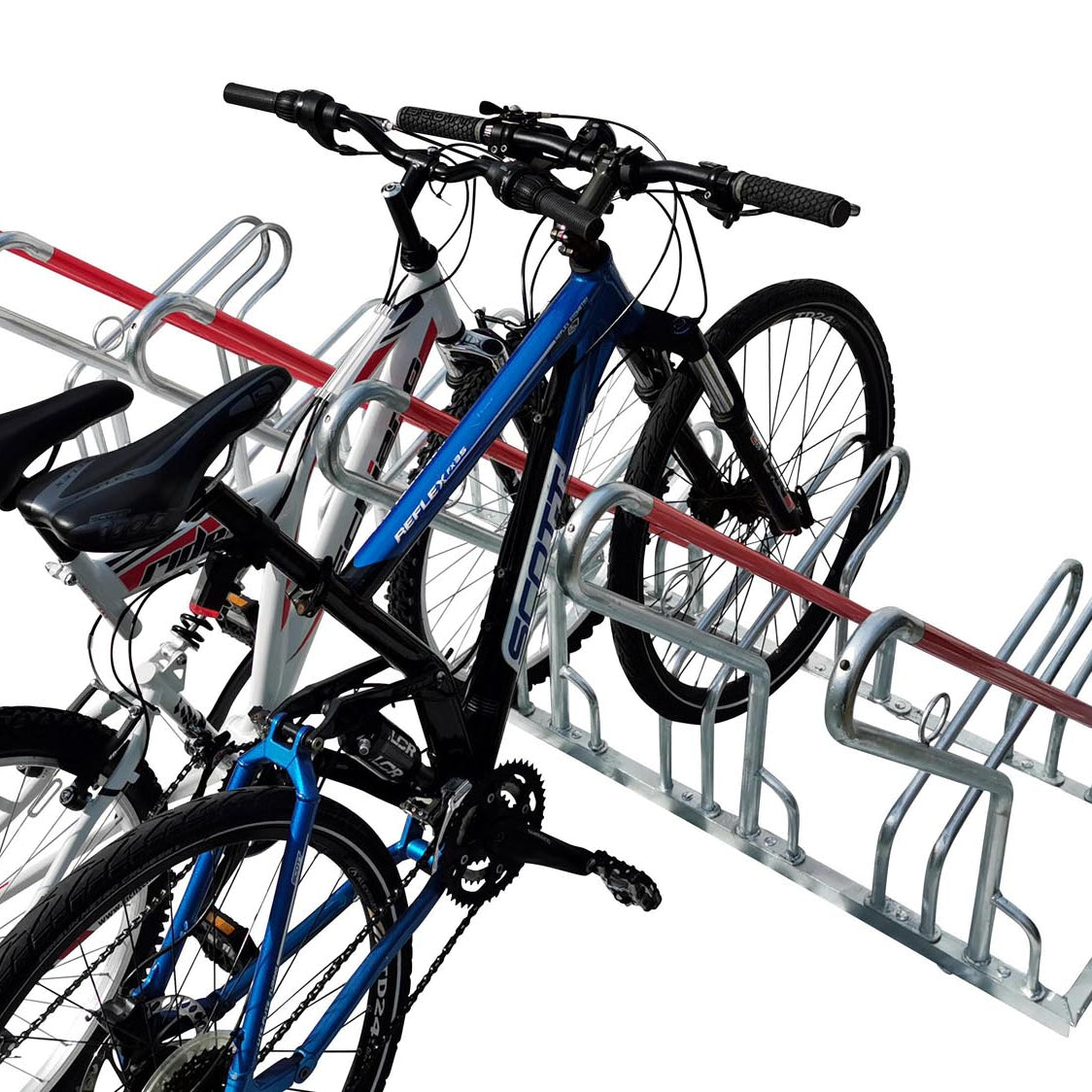 Fahrradständer Reihenparker Anlehnparker Anlehnbügel B-Ware mit Diebstahlsicherung