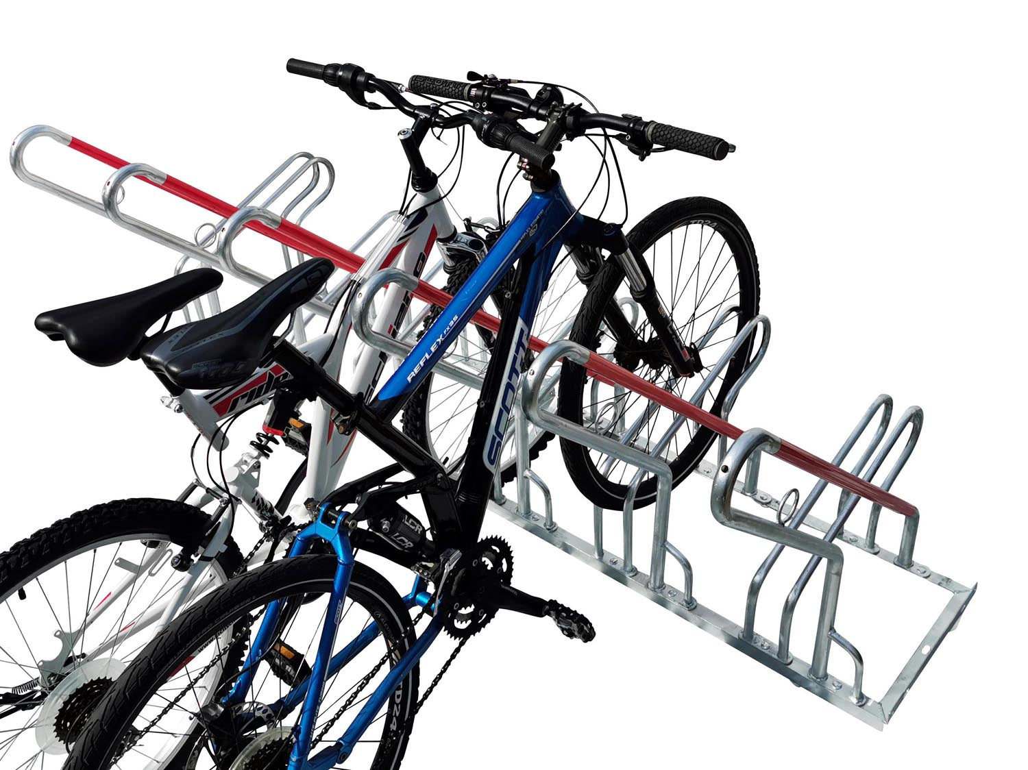 Fahrradständer Reihenparker Anlehnparker Anlehnbügel B-Ware mit Diebstahlsicherung