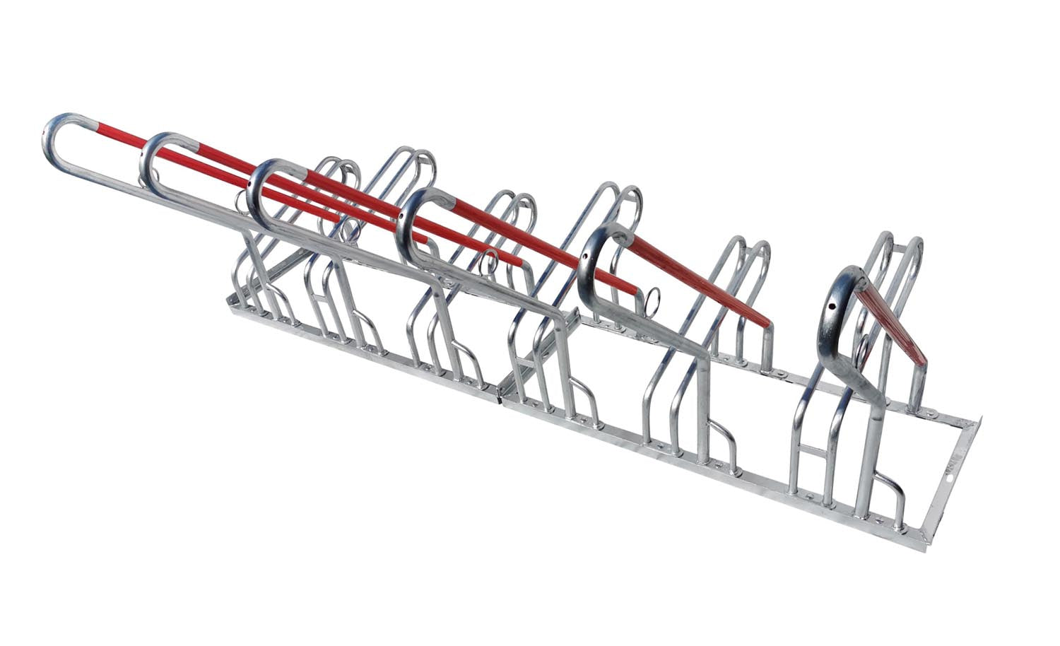 Fahrradständer Reihenparker Anlehnparker Anlehnbügel B-Ware mit Diebstahlsicherung
