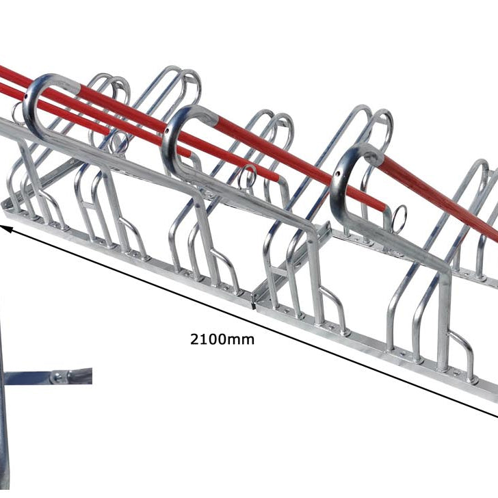 Fahrradständer Reihenparker Anlehnparker Anlehnbügel B-Ware mit Diebstahlsicherung