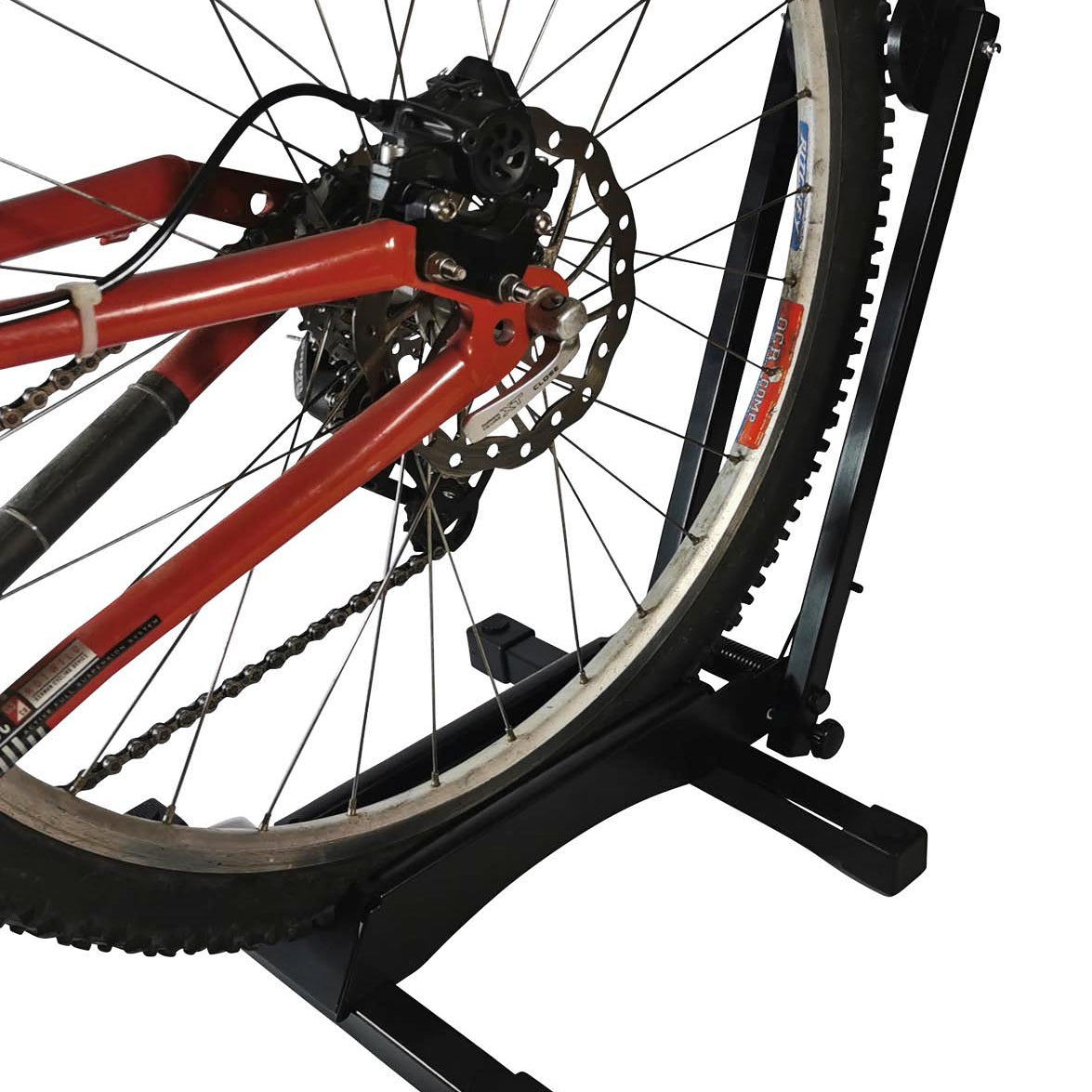 Fahrradständer Red Loon Triathlon Ständer Rennrad MTB Wettkampf klappbar Boden