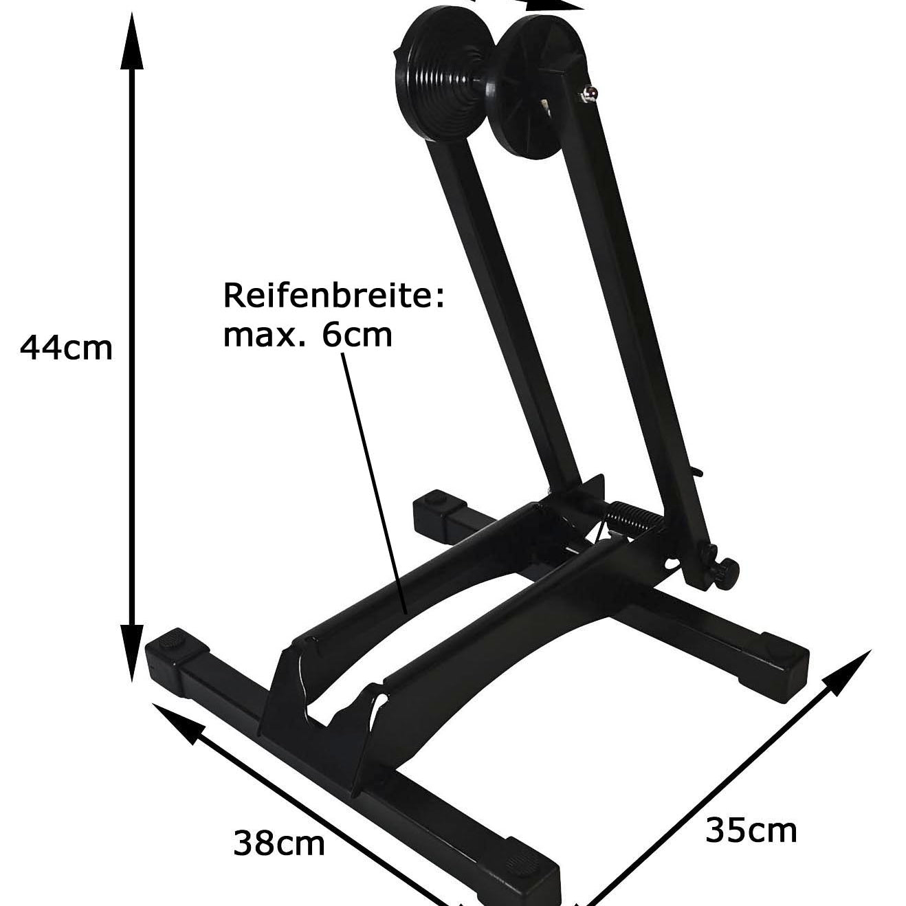 Fahrradständer Red Loon Triathlon Ständer Rennrad MTB Wettkampf klappbar Boden