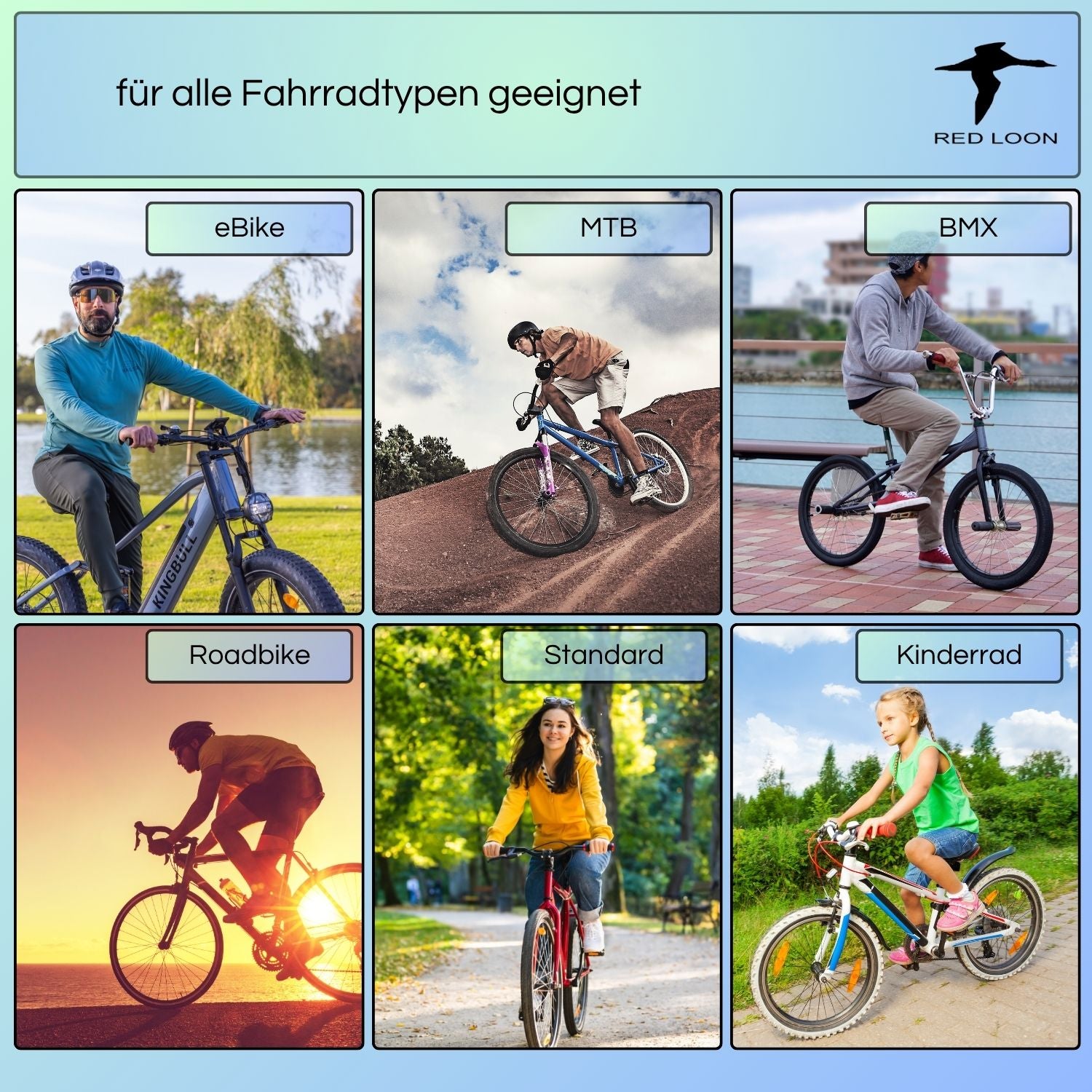 Red Loon Wand Fahrradhalter - Fahrrad Wandhalterung - Fahrradständer - Fahrradhaken Fahrradhalterung - für Garage Indoor-Fahrradaufbewahrung - Tragkraft bis 25kg pro Wandhaken