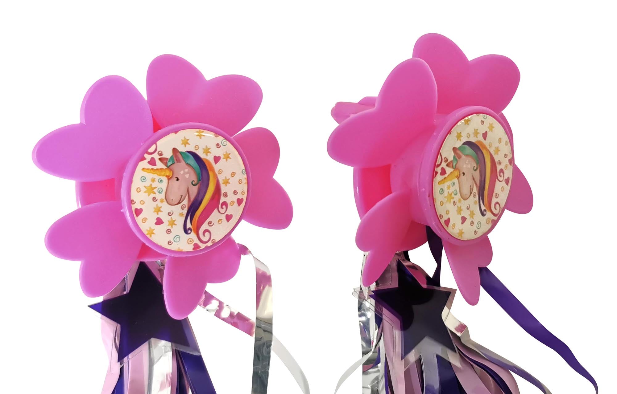 Kinder Fahrrad 1 Paar Lenkerfransen Lenker Streamer Bändchen Quasten Püschel Glitzer Red Loon Windspiel