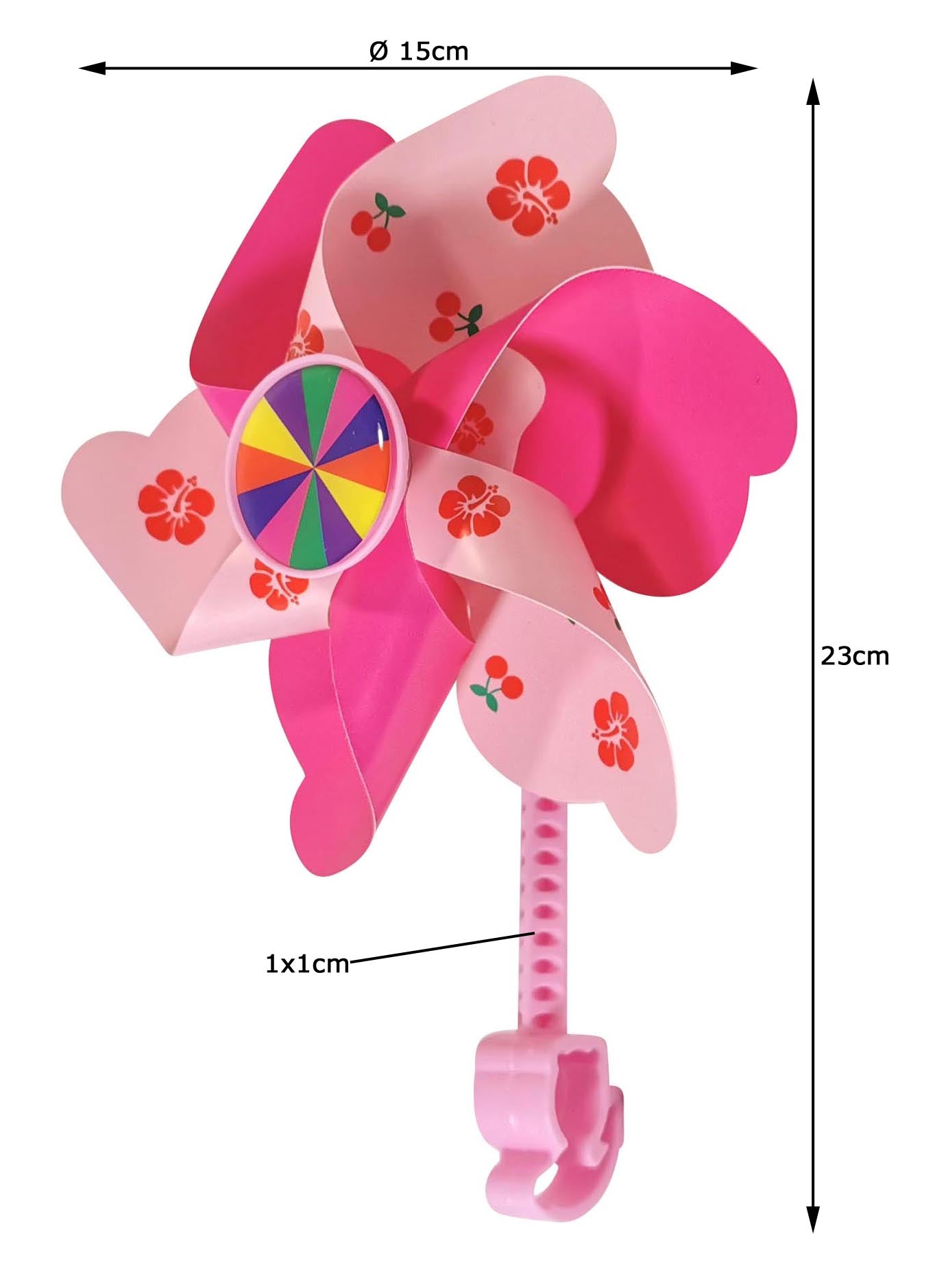 Kinder Fahrrad Windmühle Propeller Windrad Red Loon Windspiel Blume