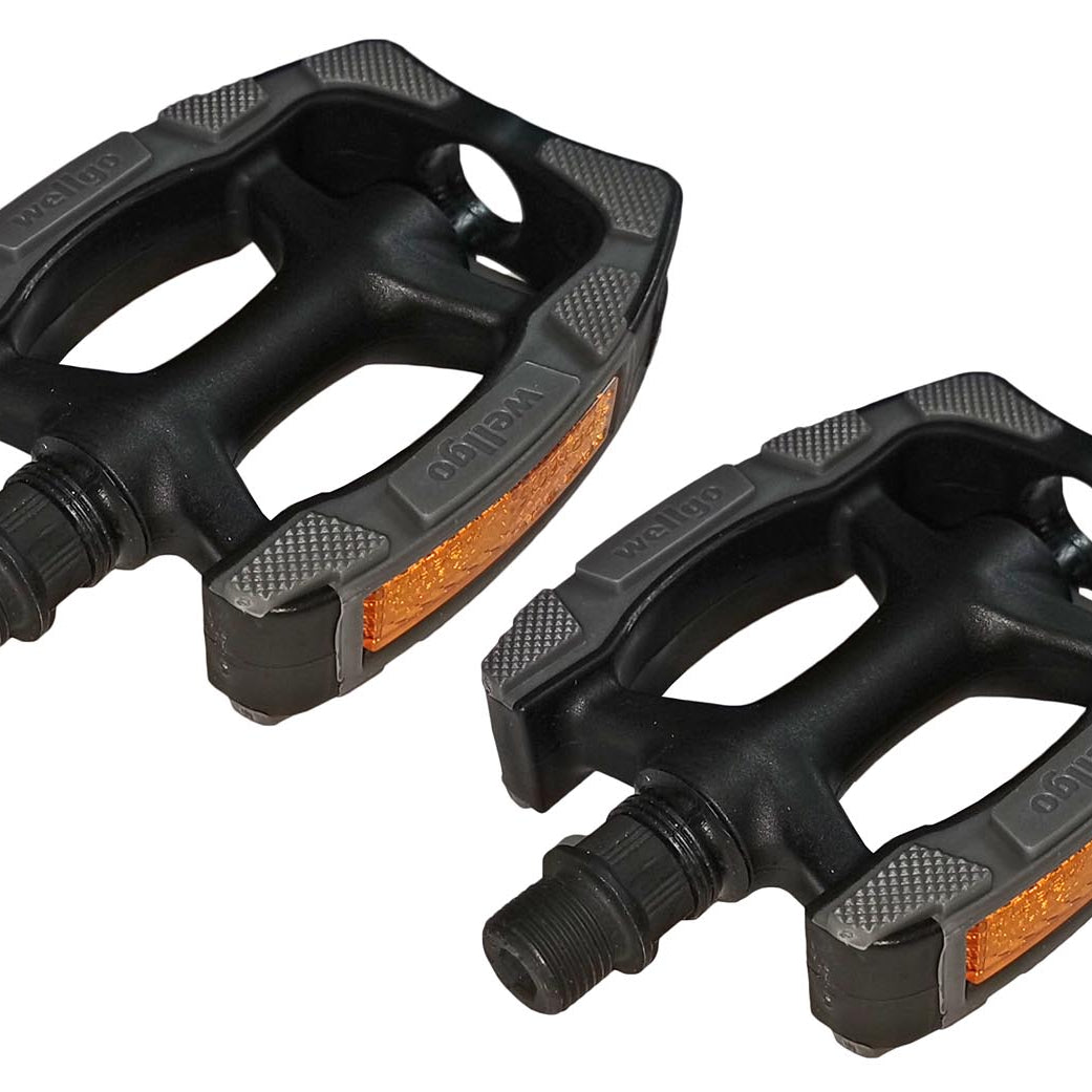 VDP 1 Paar Wellgo Trekking City MTB BMX Pedale Fahrradpedale rutschfest Pedale Fahrrad (LU214 - Trekking/MTB)