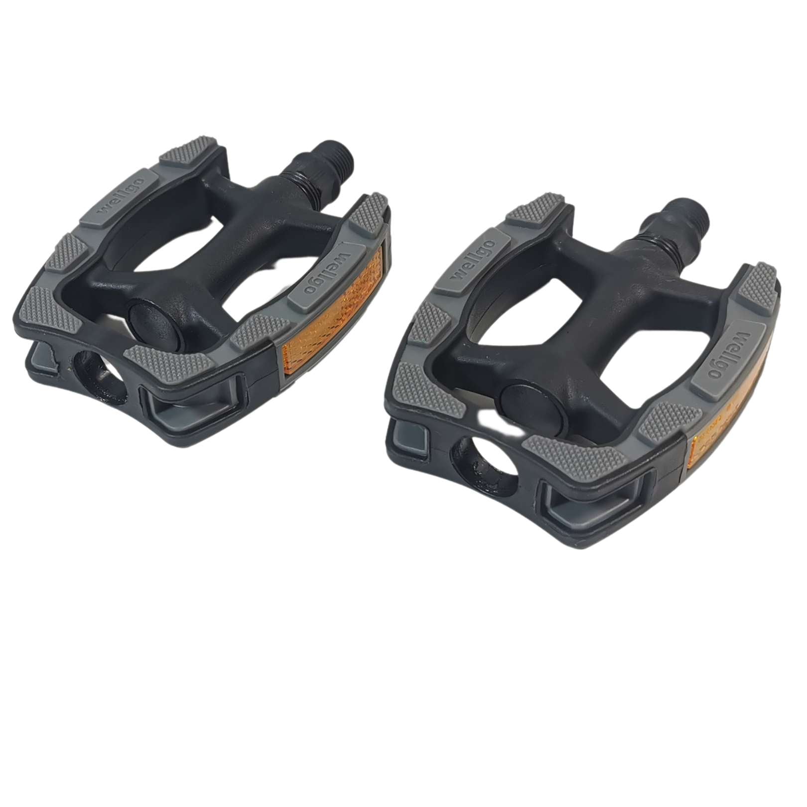 1 Paar Wellgo C097 Trekking MTB Pedale Fahrradpedale rutschfest Reflektor
