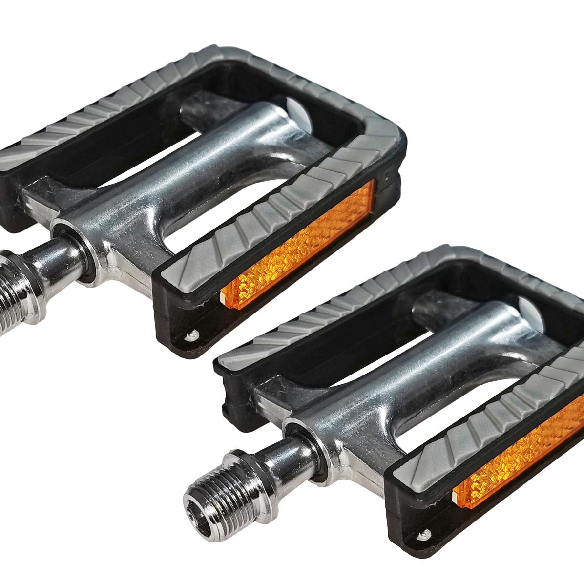 VDP 1 Paar Wellgo Trekking City MTB BMX Pedale Fahrradpedale rutschfest Pedale Fahrrad (LU214 - Trekking/MTB)