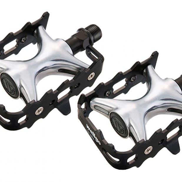 VDP 1 Paar Wellgo Trekking City MTB BMX Pedale Fahrradpedale rutschfest Pedale Fahrrad (LU214 - Trekking/MTB)