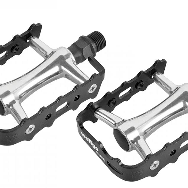 VDP 1 Paar Wellgo Trekking City MTB BMX Pedale Fahrradpedale rutschfest Pedale Fahrrad (LU214 - Trekking/MTB)