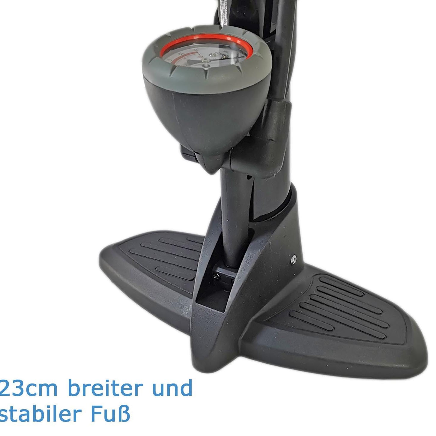 Luftpumpe Metall Fahrradpumpe 11 bar Standpumpe Manometer Auto- Dunlop Sclaverantventil