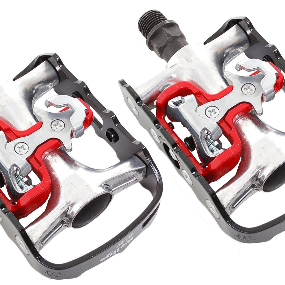 1 Paar Wellgo WPD998 Trekking MTB Wechsel Pedale Fahrradpedale mit Cleat-Aufnahme Alu