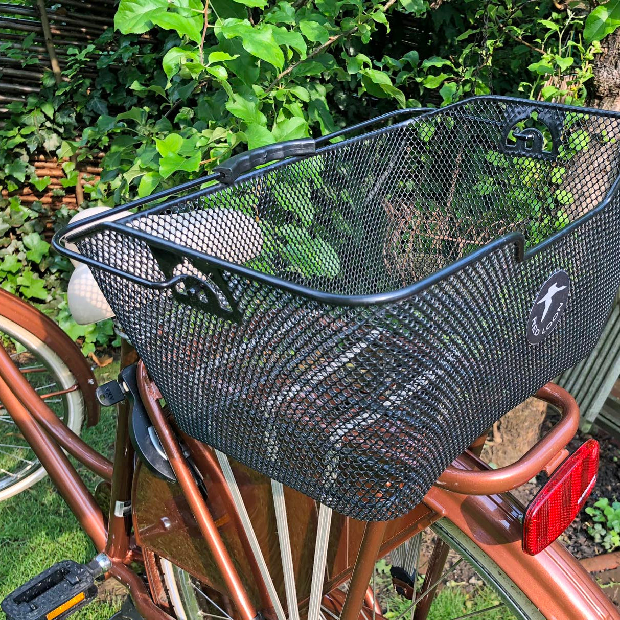 Red Loon Fahrradkorb Gepäckträgerkorb Gepäckträger Korb abnehmbar hinten quer