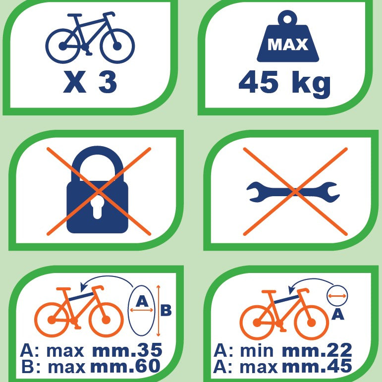 Heckträger Holiday Fahrradträger kompatibel mit für Kia Stonic ab 17