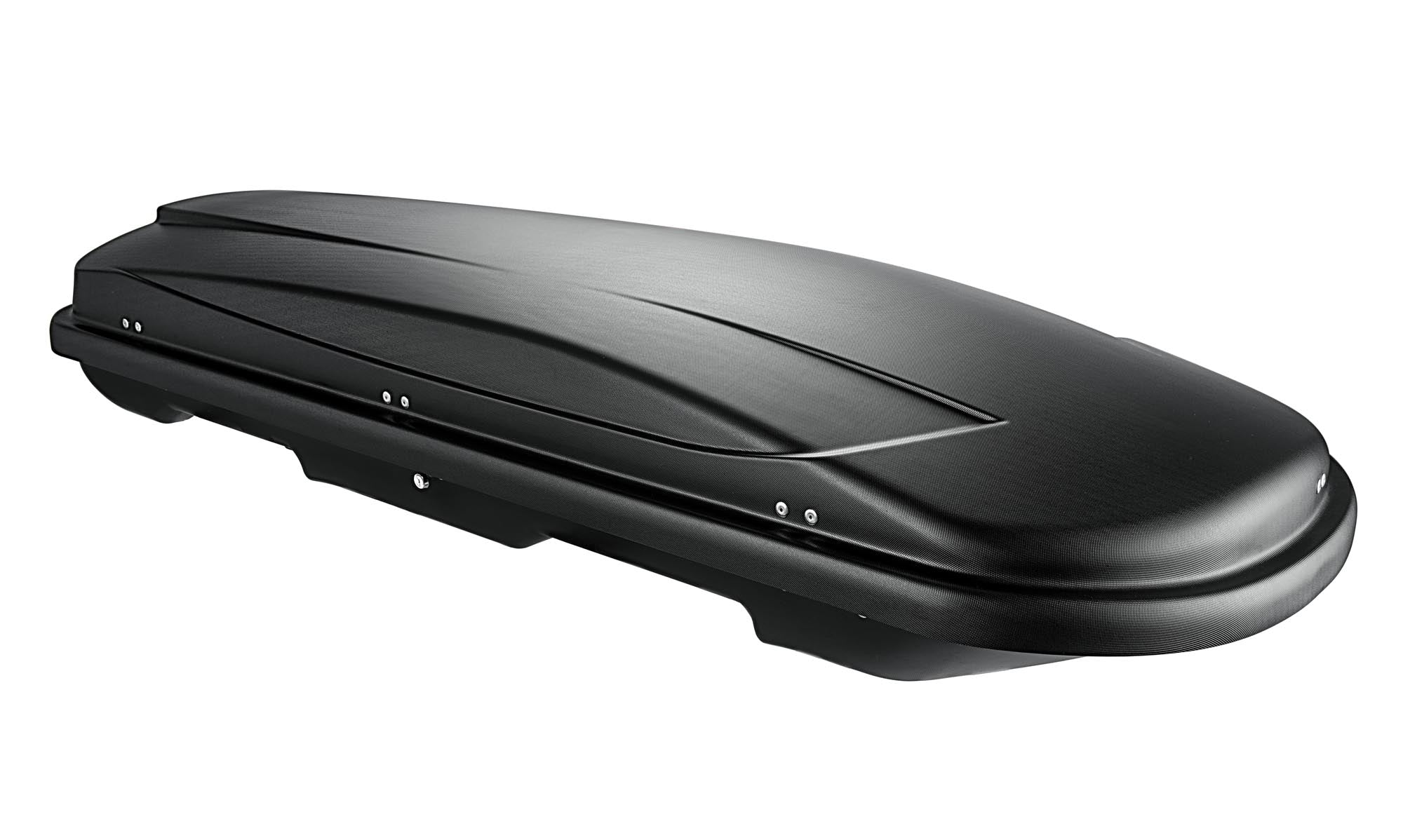 Skibox VDPJUXT600 600Ltr abschließbar  + Alu Relingträger VDP004XL kompatibel mit für Ford Kuga ab 08